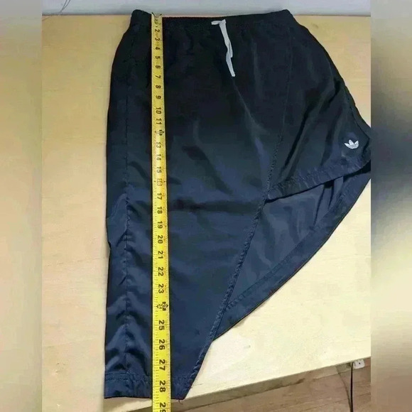 ADIDAS asymmetrical Black Glossy skirt Size medium in great used condition! - Picture 12 of 13